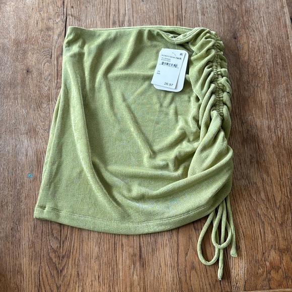 Elodie Green Strapless Stretch Tube Top NWT Size XS - Picture 1 of 5
